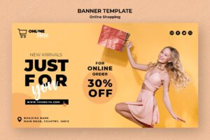 Banner for online fashion sale