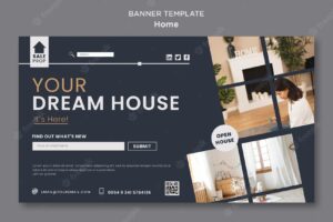 Banner template for finding the perfect home