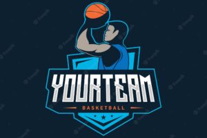 Basketball logo illustration