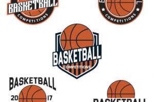 Basketball logo templates