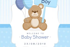 Beautiful baby shower concept
