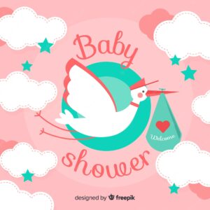 Beautiful baby shower design