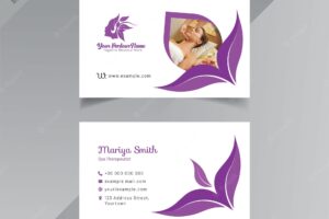 Beauty and spa business card