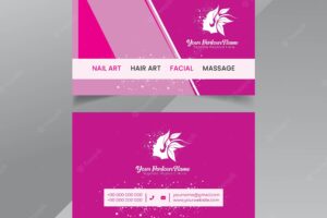Beauty and spa business card