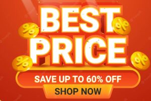 Best price special offer poster banner