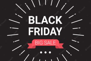 Black friday big sale banner design