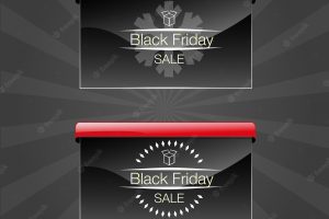 Black friday sale. banner black style card.