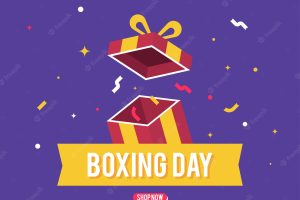Boxing day sale web banner