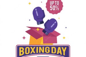 Boxing day sale web banner