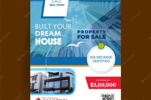 Build your dream home flayer template