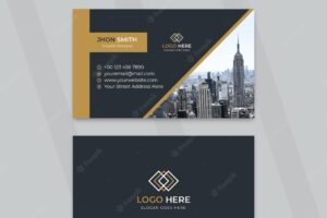 Business card corporate professional business card