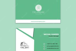 Business card royalty design vector and illustration stock