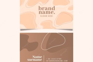 Business card template abstract pack