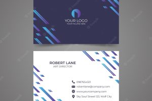 Business card template abstract template
