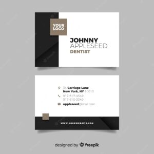 Business card template