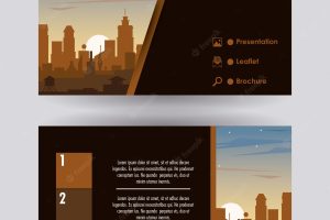 City brochure infographic