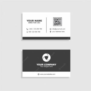 Clean business card