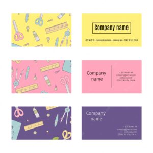 Collection of business cards