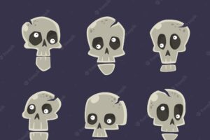 Collection of dark skulls