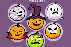 Collection of disguised pumpkin