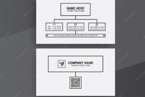 Construction company  business card design template