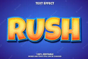 Cool and charm cartoon text effect