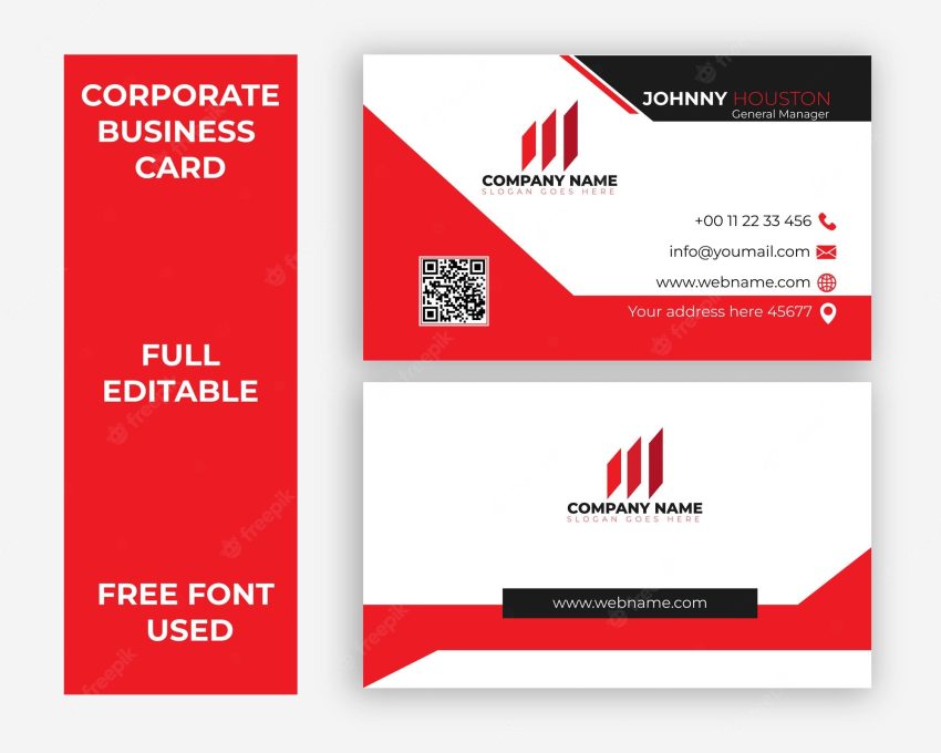 Corporate business card