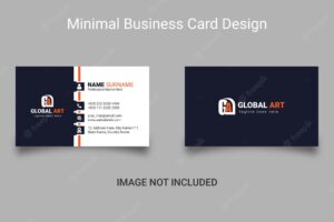 Corporate and modern business card template