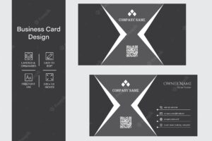 Corporate simple business card