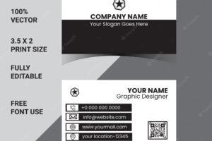 Creative corporate business card design templates