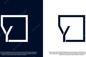 Creative initial letter y logo design with unique concept premium vector part 2