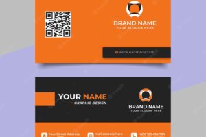 Creative modern professional business card vector design