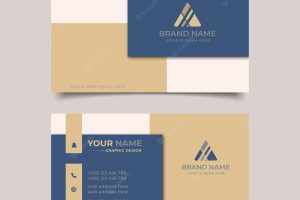 Creative modern professional business card vector design