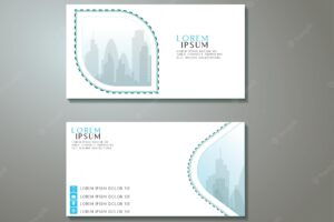 Creative and professional business card template design