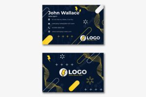Cyber monday horizontal business card template