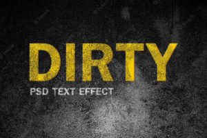 Dirty text style effect