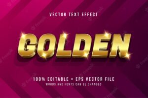 Editable 3d text effect or graphic style free