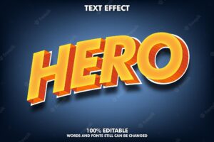 Editable text effect modern 3d text effect for tittle and sticker