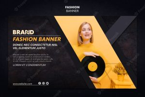 Fashion banner template style