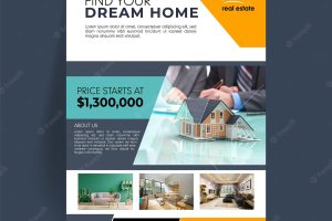 Find your dream home flayer template