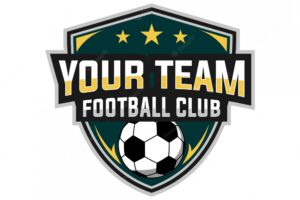 Football esports logo design