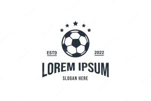 Football logo design concept inspiration