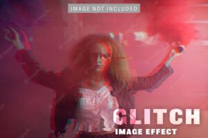 Glitch image effect