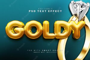 Goldy text effect