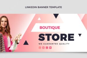 Gradient boutique design template