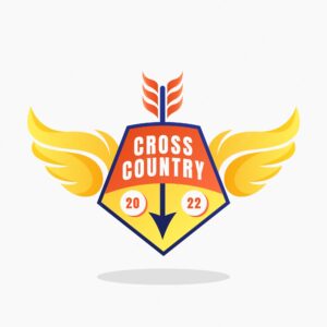 Gradient cross country logo