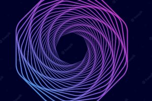 Gradient line abstract vector background technology logo element