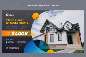 Gradient real estate facebook post