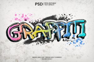 Graffiti text effect