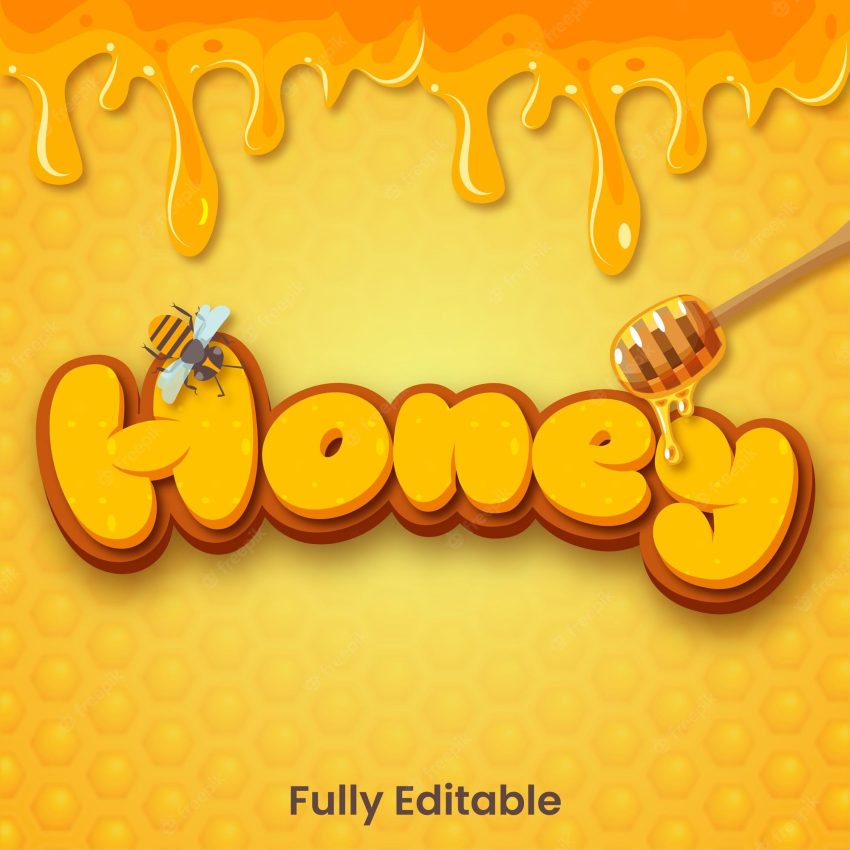 Honey text effect
